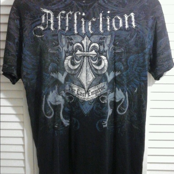 Blue Affliction Graphic T-Shirt - Picture 3 of 3